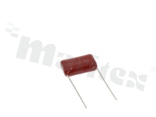 Polyester capacitor; 220nF; 630V; 10%; -40+85deg.C; raster 15mm 