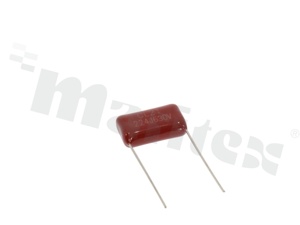 Polyester capacitor; 220nF; 630V; 10%; -40+85deg.C; raster 15mm