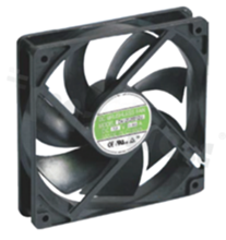 Fan; DC; 3.46m3/min; 0.40A; 28.0-56.0VDC; 19.20W; 3500RPM; 49dBA; 24 AWG; plastic; -10+70 deg.C; 140g; 120x120x25mm