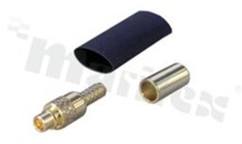 Crimp Connector MMCX; Male; straight; for cable