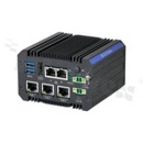 Fanless Embedded PC / Celeron N3350 (Apollo Lake SoC) / Extra 3x GbE PoE Ports / DC Power Supply
