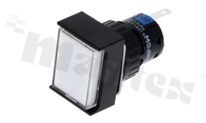 Lampka sygnalizacyjna; IP65; podświetlenie białe; LED 24V.