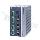 Bezwentylatorowy komputer przemysłowy; Core i3, i5, i7/ Celeron 7305E; RAM: do 32GB; 4xCOM; 4xUSB; 4xLAN; 2xHDMI; DIO; SATA; mSATA; M.2; M.2 Key B; SIM; mPCIe; TPM 2.0; temp. pracy: -40+70C; 9-36VDC