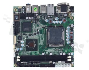 LGA775 Intel Core 2 Quad/Core 2 Duo Mini ITX SBC with Intel  Q35 + ICH9Chipset; DVI/LVDS; PCI Express x4 and Firewire; 4COM ports ; 8 USB 2.0 ports and 2 IEEE 1394a ports