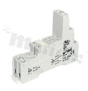 Gniazdo do przekaźnika RM84, RM85, RM87L, RM87P, RMB841, RMB851; 8 pinów; 12A; montaż: panel, szyna DIN; 12A/300VAC