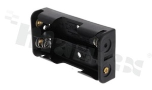 2xAA Battery holder; with soldered lug