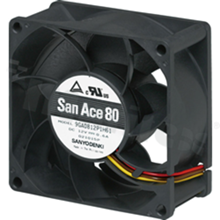 Fan; DC; 12VDC; 80x80x38mm; 2.85m3/min; 60.0dB.