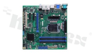 Micro ATX Motherboard with LGA1151 Socket 7th/6th Gen Intel Core Processor; Intel Q170; USB 3.0; SATA 3.0; Dual LAN; VGA; DisplayPort; DVI-D; and HDMI