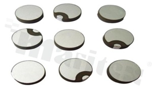 Ceramiczne dyski piezoelektryczne; 3-80mm; grubość 0.1-20mm; częstotliwość 1-5MHz