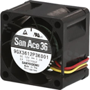 Wentylator; DC; 12VDC; 36x36x28mm; 0.69m3/min; 66.0dB.