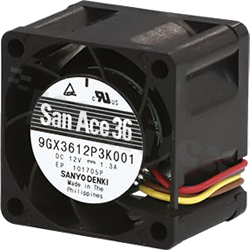 Wentylator; DC; 12VDC; 36x36x28mm; 0.69m3/min; 66.0dB.