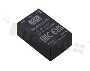 Converter DC/DC; 6W; 15V; 18-75V; 400mA