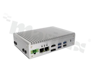Bezwentylatorowy komputer wbudowany, Intel Celeron J6413, 4GB DDR4, M.2 128 GB, HDMI, DP, 2x LAN, 3x USB 3.0, USB 2.0, 4x COM, zasilanie 12-30V DC, temp. pracy 0+60C,