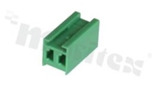 AMP280590 connector, 2-contact, 3.96mm, for cable, RoHS