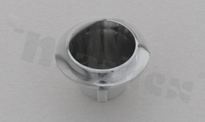 Reflector for LED high power; angle: 45 do 80 degrees ; Number of LEDs: 1; Dimensions: round 20mm; Height: 11.8mm; material: aluminium; Fastening: socket