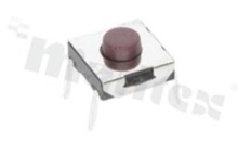 Przełącznik Tact Switch; THT; wymiary korpusu 6.0x6.0; h=3.1mm; pionowy; o sile nacisku 160gf; przycisk okrągły