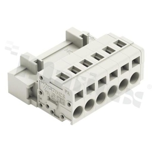 Listwa zaciskowa rozłączalna; w rastrze 5.00mm; 6-torowa; męska; na przewód 2.50mm2 (28-12AWG); kierunek wtykania równoległy do osi przewodów; UL: 300V/15A