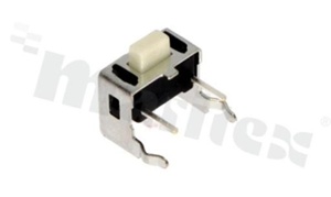 Tact Switch; SMD; dimensions 3.0x6.0; h=3.85mm; right angle; operating force 180gf