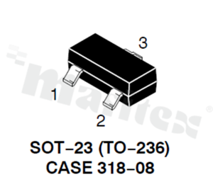 JFET Transistors; MMBFJ201; ON SEMICONDUCTOR; 1.3 mm; -40 V; 350 mW; Single