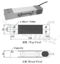 Single point load cell; Digital output (MODBUS RTU or ASCII protocol)