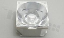 Soczewka FCA10303_CRS-RS, FWHM: ok. 11 stopni, spot beam, wymiary: 22x22mm, wysokość 13,8mm, dla diod LED HighPower XR-E Cree, Ledil