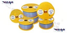 Przewód pojedynczy LGY/H05V-K; z wielodrutową miedzianą żyłą; niebieski/pomarańczowy; przekrój 0.35mm2; AWG 22; 500V; -40+105 st.C; 200m.