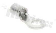 Ring terminal; M4; for wire 2.5-4mm2; tinned brass; unisolated; Imax - 37A