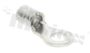 Ring terminal; M4; for wire 2.5-4mm2; tinned brass; unisolated; Imax - 37A