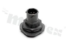 Amphenol Aquarius receptacle; 3pins; male insert; 7A; shell size 8; contact size: 20; contacts sold separately; IP68/69k