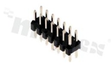 Pin Header; pitch 2.00mm; 2x7 pins; assembly: THT; male; straight; double row