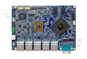 Komputer jednopłytowy 3.5"; procesor VIA Eden X1 1.06 GHz; 1 GB RAM; SATA;CFast; mPCIe; HDMI; 2x USB; 1xCOM; 5x LAN; Audio; microSD slot; SIM slot; GPIO; zasilanie 12 V DC; temperatura pracy 0+60C