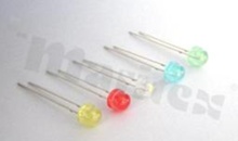 Dioda LED sygnalizacyjna; THT; 5mm; niebieska; 465-475nm; 355-780mcd/20mA; 2.8-3.6V; dyfuzyjna; 65 stopni