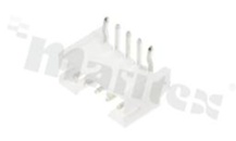 Header for PCB; pitch 2.00mm; 5-contacts; THT; male; side entry; 100V/2A