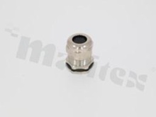 Cable gland P13.5; nickel-plated brass; PG13.5 6-12mm; with lock nut
