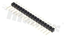 Listwa stykowa do PCB; w rastrze 2.54mm; 1x17 styków; montaż: THT; męska; prosta; jednorzędowa