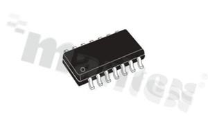 Integrated Circuit Comparator; CH: 4; open collector; 25nA; 3-36/ ±1.5- ±18V; -40+105 deg.C; SMD; SO14