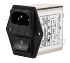 Filtr przeciwzakłóceniowy; jednofazowy; 6A; 115/250V; 50/60Hz; IP40; 6.3x0.8mm