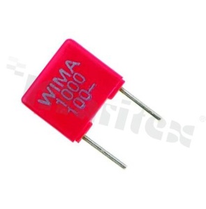 Polyester capacitor; 4.7nF; 400V; 10%; p=5mm; 7.2x2.5x6.5mm; -55+100C