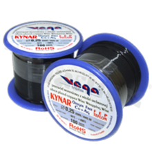 Wire wrapping wire KYNAR; insulated with TEFLON FEP; black; diameter 0.25mm; AWG 30; 250V; -65+200 deg.C; 100m.