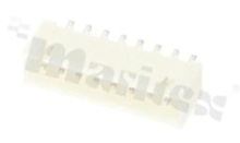 Header for PCB; pitch 2.50mm; 8-contacts; THT; male; top entry; 250V/3A