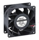 Wentylator; DC; 1.70m3/min; 0.20A; 28.0-56.0VDC; 9.60W; 4500RPM; 47dBA; 24 AWG; plastik; -10+70 st.C; 153g; 80x80x38mm
