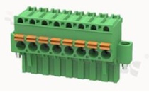 Listwa zaciskowa rozłączalna; w rastrze 5.08mm; 10-torowa; żeńska; na przewód 2.50mm2 (26-12AWG); kątowa; z zaciskiem sprężynowym;  z zaczepem śrubowym; styki z fosforobrązu; stalowa klatka; UL 300/10A TUV 320/20A