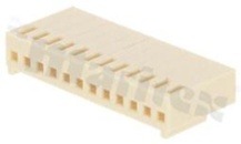Korpus złącza kablowego; w rastrze 2.54mm; 12-stykowego; żeńskie; na przewód AWG#22-28; 250V/3A