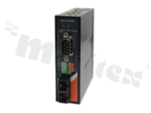 Industrial 1-port RS-232/422/485 to fiber media converter; multi-mode; SC; 2km; 1310nm; operating temperature operating temperature -40+70 deg.C; DIN rail mountable