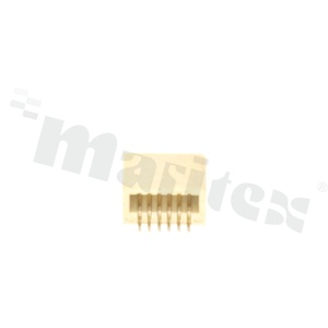 0.8mm pitch BTB receptacle, right angle, 12 contacts (2*6), SMD,