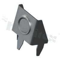 Battery holder; button contact; AAA, N, A23; THT
