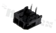 Header for PCB; pitch 3.00mm; 2-contacts; THT; male; side entry; 250V/5A