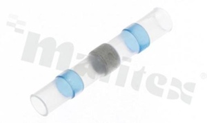 Heat-shrink connector; length 40mm; for AWG 16-14 wires; blue; IP67