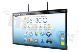Komputer panelowy; 21.5”; 1920x1080; FHD; 5xCOM; 2xLAN; M.2 Key A; mSATA; DIO; HDMI/DP; temp.pracy: 0+40 st.C; zasilanie: 12-24 VDC