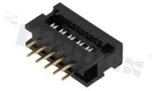 Złącze kablowe do PCB; w rastrze 2.54mm; 10-stykowe; do przewodu wstążkowego AWG#26-#28